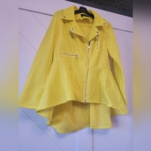 Calvin Tran High-Low Jacket (Yellow, Large)